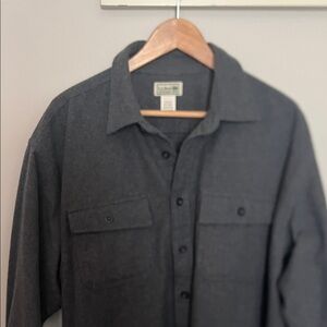 L.L. Bean Charcoal Pea Coat